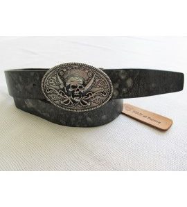 art. 772 LUNA spalle toro mm.40 var.1 nero con cera bianca (SFODERATO RESINATO senza fodera Nabuk)