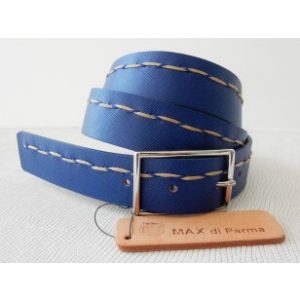 art. 477 SAFFIANO mm.30 var.51 bluette con cordino
