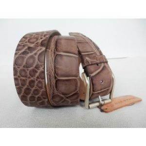 art. 321 COCCONE LOUISIANA stampa Pancia “Belly” su vitello mm.40 var.41 taupe opaco